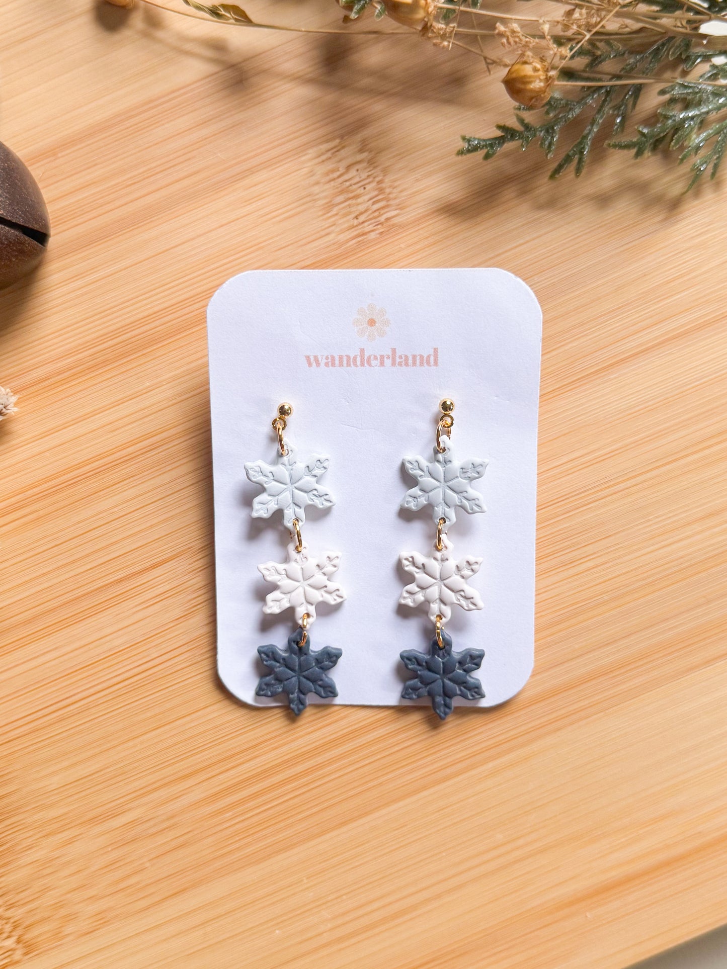 Snowflake Trio Dangles