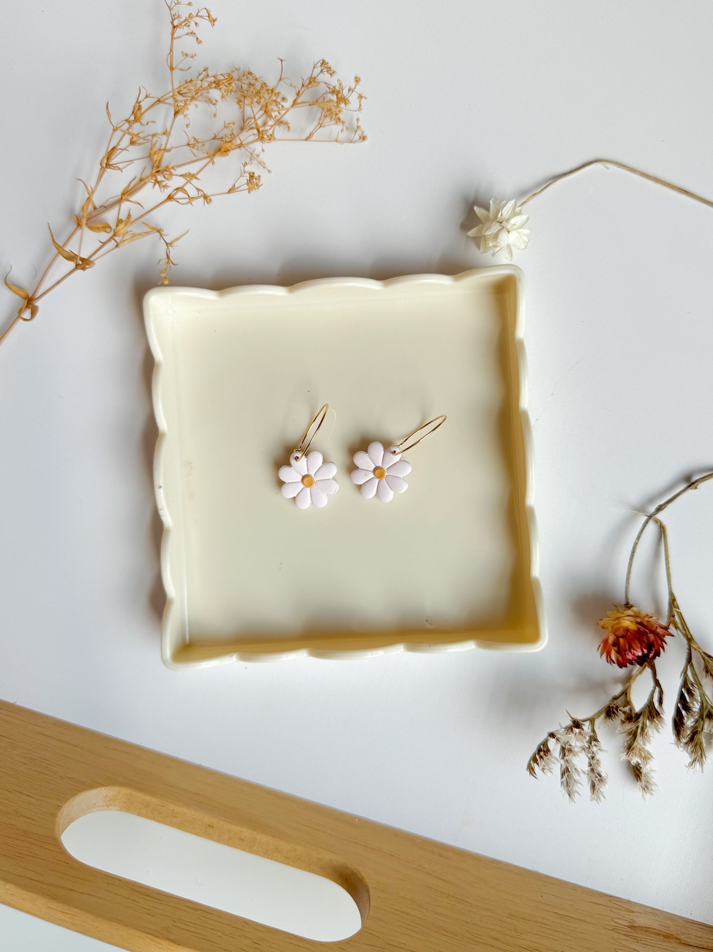 Classic Lil Daisy Hoops