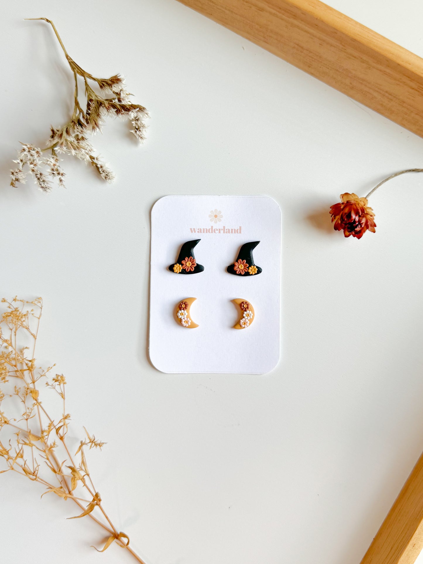 Witchy Floral Stud Pack